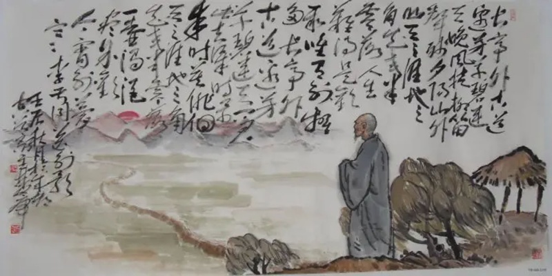 文件:草书：李叔同-送别.jpg